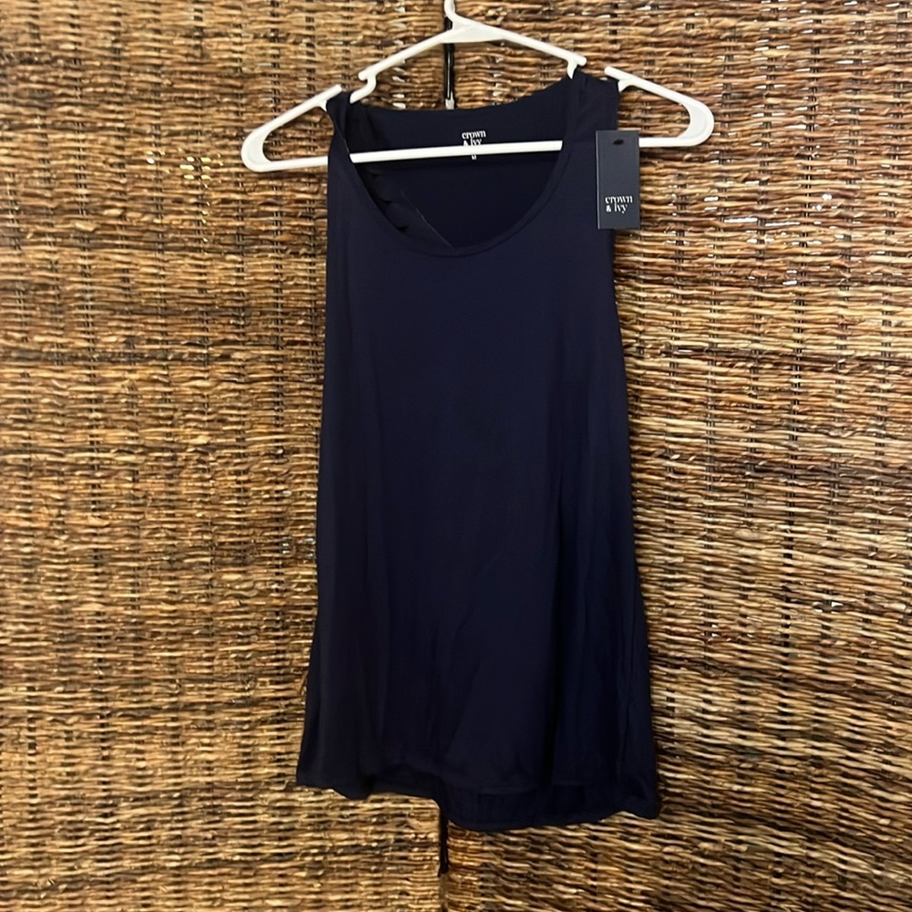 Crown and Ivy Navy Women’s Top